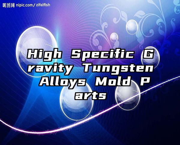 High Specific Gravity Tungsten Alloys Mold Parts