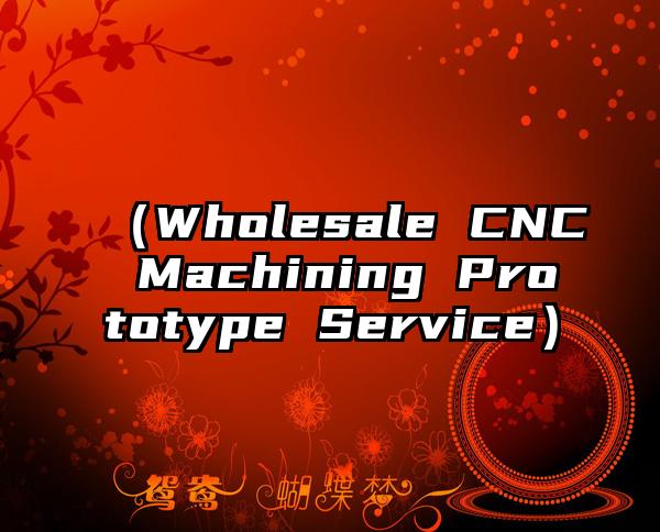 （Wholesale CNC Machining Prototype Service）